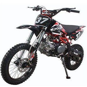 Dirt Bike 125cc CRF1 APOLLO ORION 14/12 Noir/Rouge